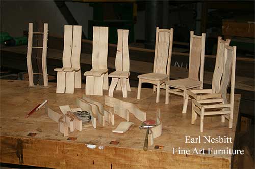 scale models for new chair design scale models for new chair design